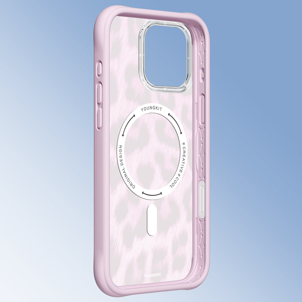 Youngkit Leopard Serisi iPhone 16 Pro Magsafe Telefon Kılıfı Youngkit Leopard Serisi iPhone 16 Pro Magsafe Telefon Kılıfı